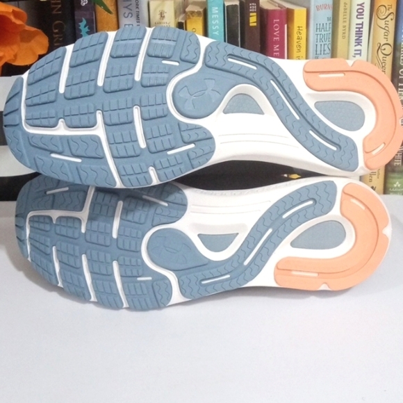 UNDER ARMOUR BLACK BLUE GRANITE HOVR SONIC 6 SNEAKERS SIZE 12 NWT - Picture 5 of 9